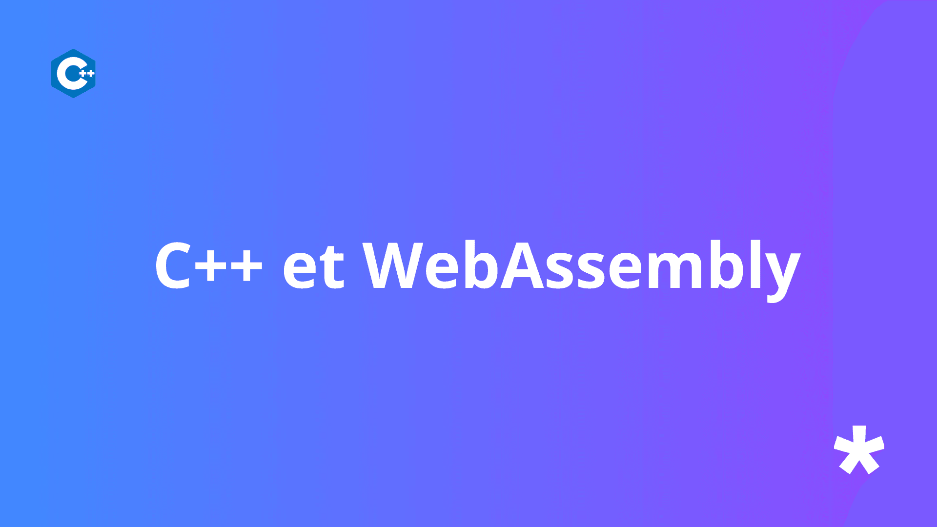 Le C++ face à l’évolution du web