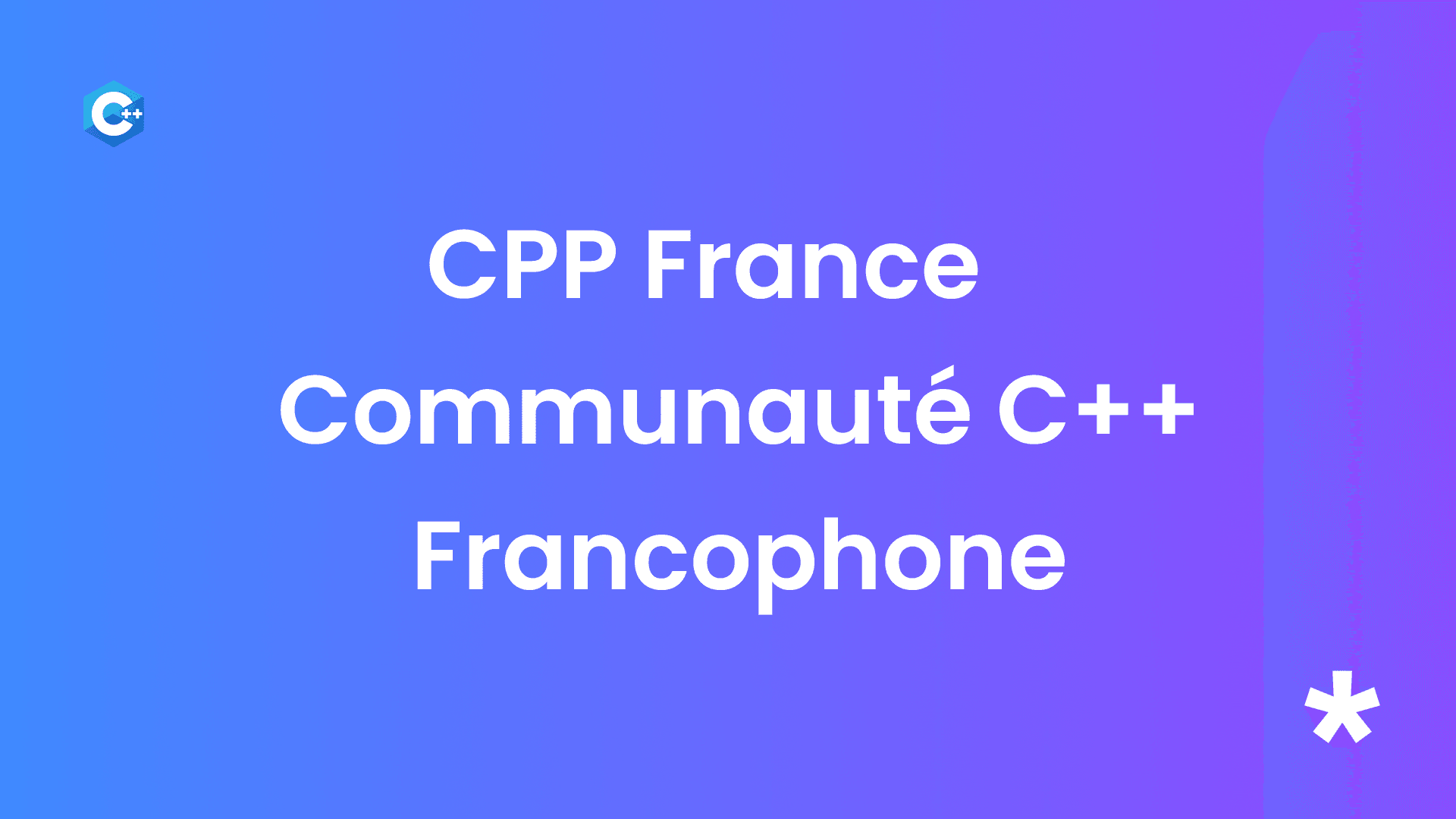 PointerLab est sponsor de la communauté C++ Francophone officielle