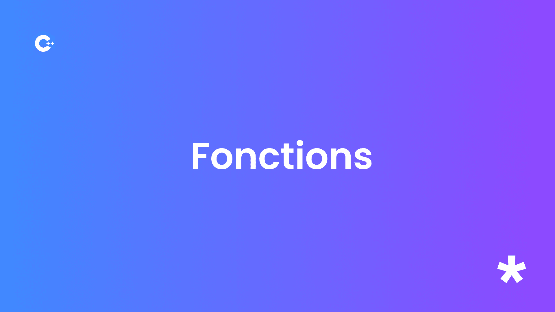 Les Fonctions en C++ : Guide Complet